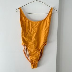 American Apparel Women's Standard Nylon Tricot High-Cut Sleeveless One-Piece